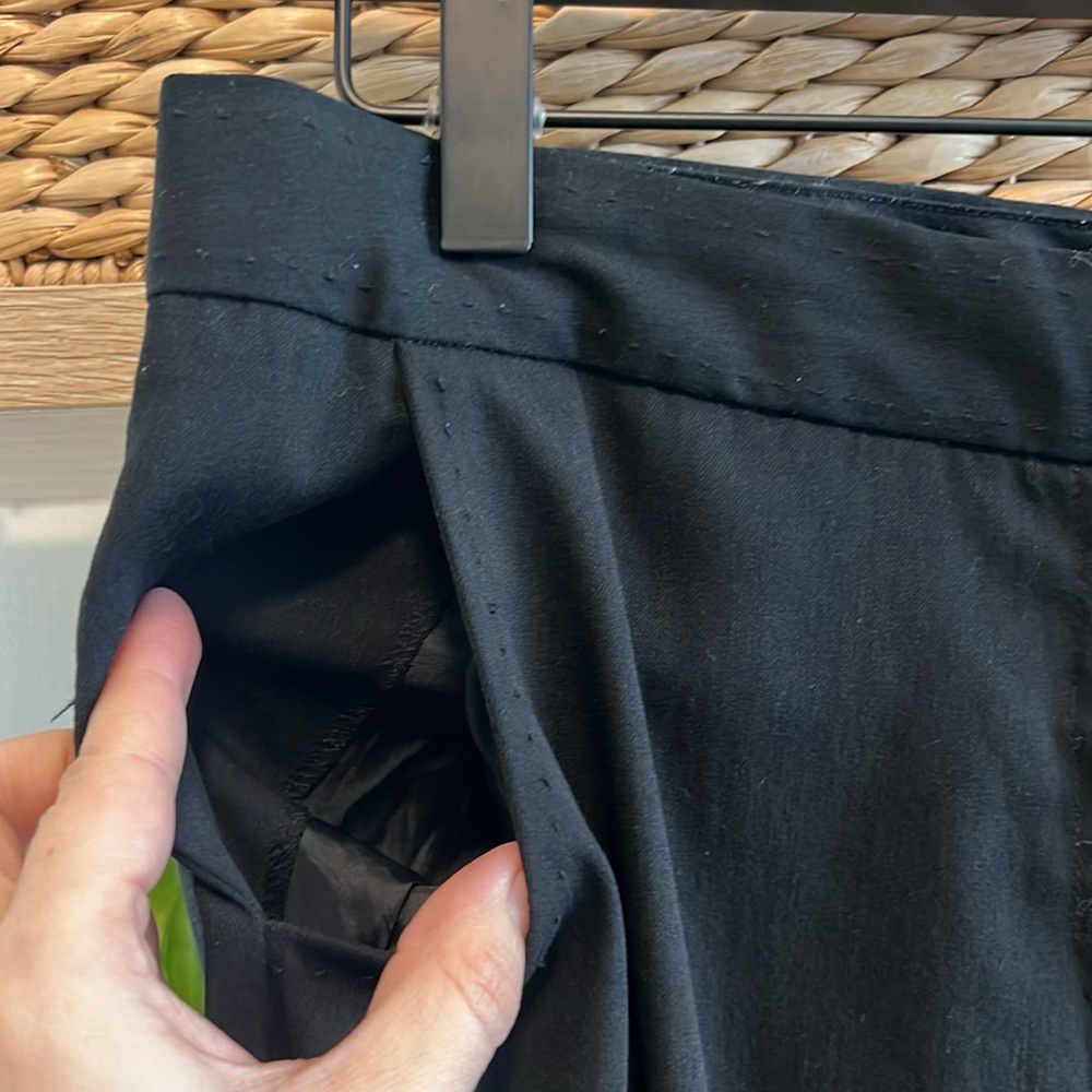 Express Vintage Editor Flare Mid-Rise Woven Dress Pant Trouser, 9/ 10 - Picture 4 of 10